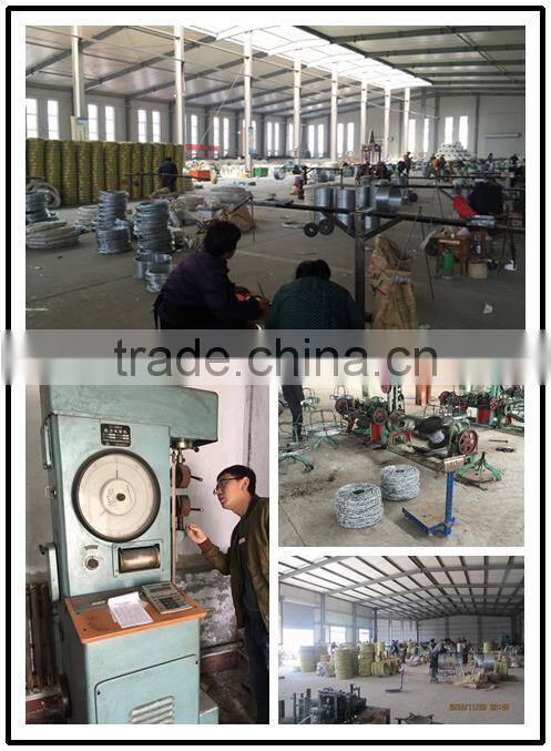 heavy duty hot-dipped galvanized barbed wire