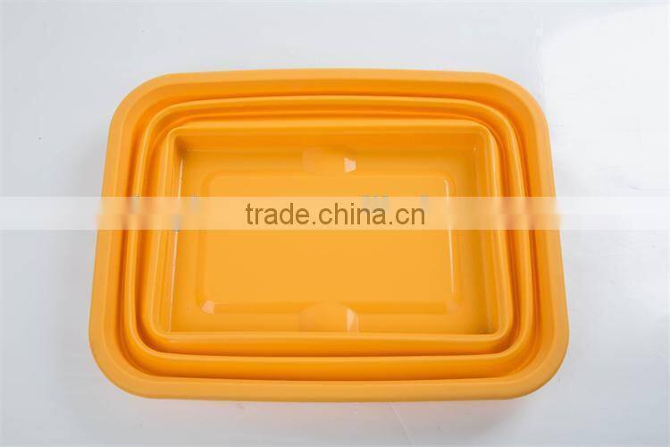 Folded Washing Vegetable Basket Novelty Unique Fruit Bowl