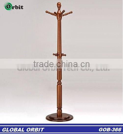 Modern wooden clothes tree hanger coat rack and stand design