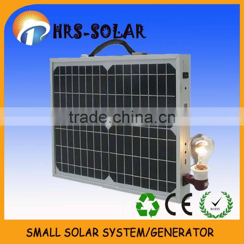 DC 12V New product portable solar system solar charger with radio