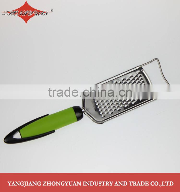 Bright color zester &vegetable grater with PP handle as seen on tv