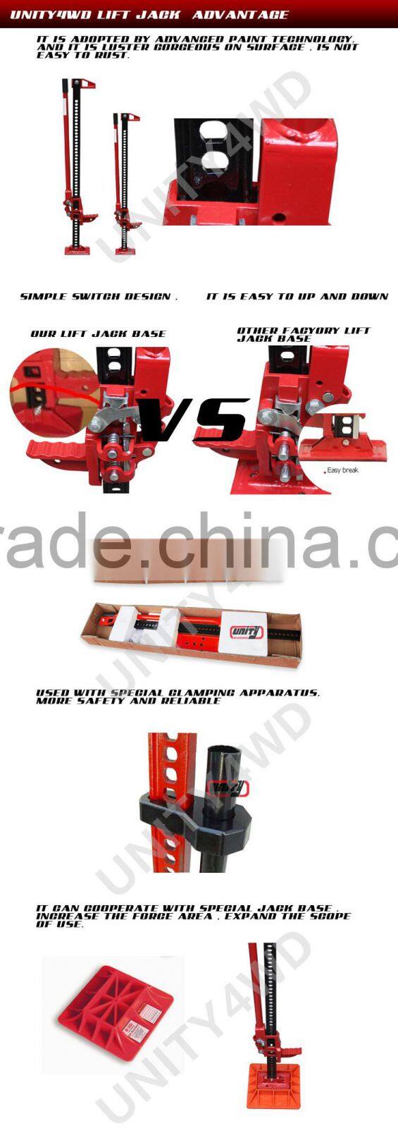 CE Approved and 7700 lbs capacity Farm Jack , 60" Lifting Jack