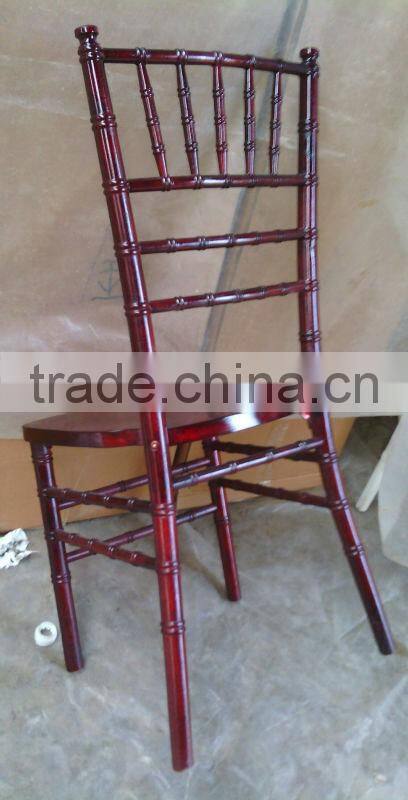 mahogany tiffany chair rental for wedding