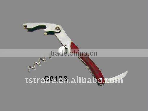 2014 Stainless Steel Multi function Keychain wine bottle opener C0107