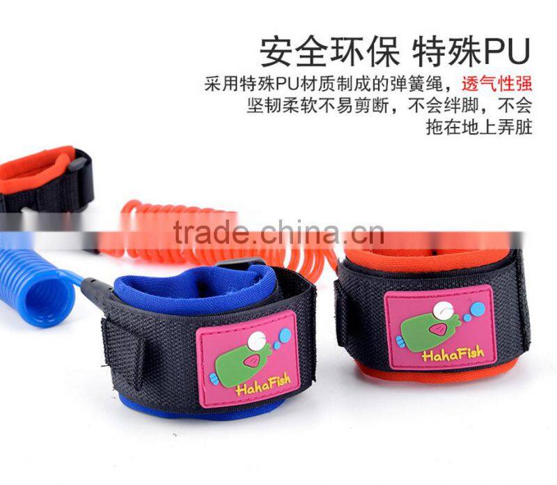 kids safety wrist rein harness strap elastic string toddler anti loss children wrist link collapsible rope cannot cut off
