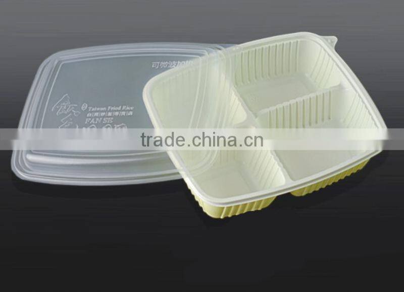 China made high quality fast food tray, plastic food container, food tray