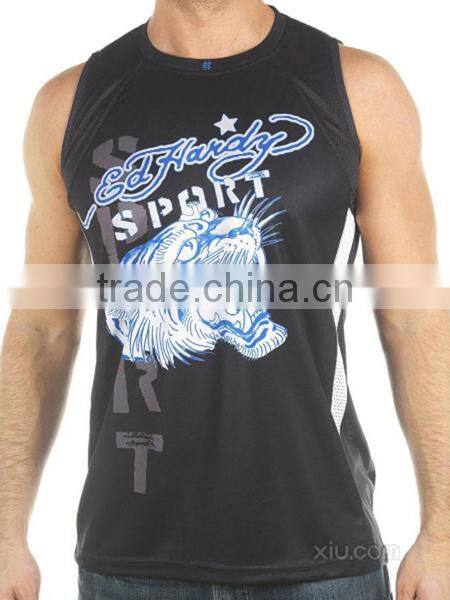 Mens Wholesale Blank Tank Top Shirt with Printed Dri Fit Custom Tank Top