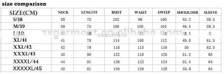 ZX OEM Mens Dress Shirts Italian style mens shirt with custom label