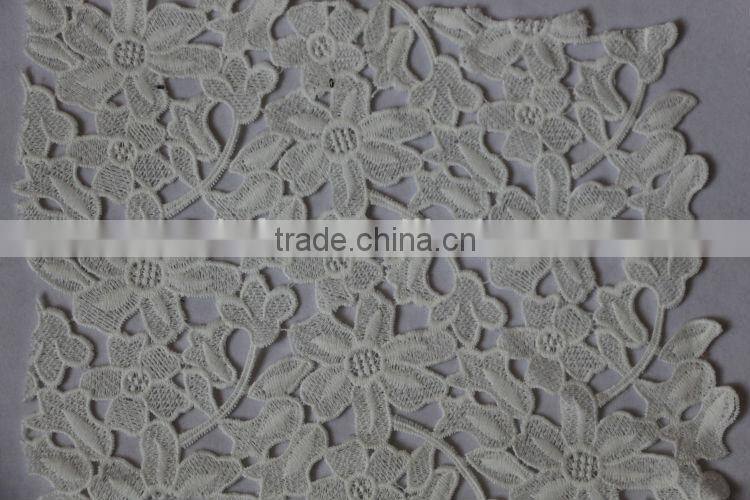 Embroided flower Design Fabric