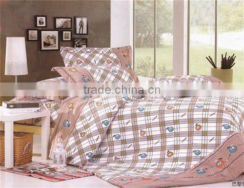 100%polyester 3D photo printed diamond velvet bedding sheet