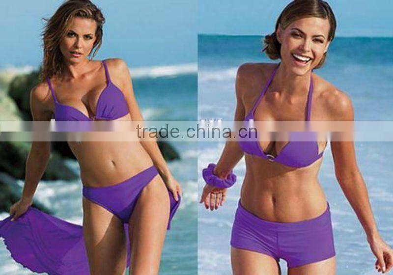 Purple color hot bikini