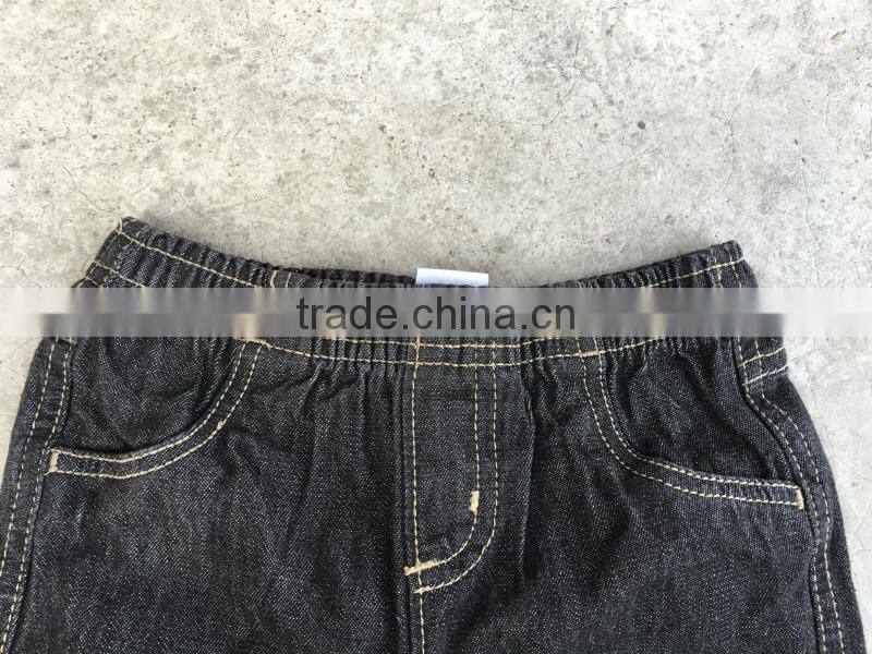 Zhejiang stocklot clothing comfortable high quality cheap kids jeans