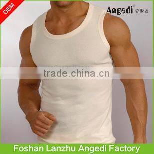 High quality Men's singlets &muscle sleeveless tees with custom designs and branding quick dry skinny tops