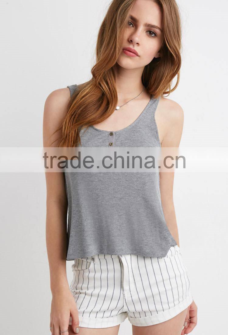 women slim fit cotton tank top