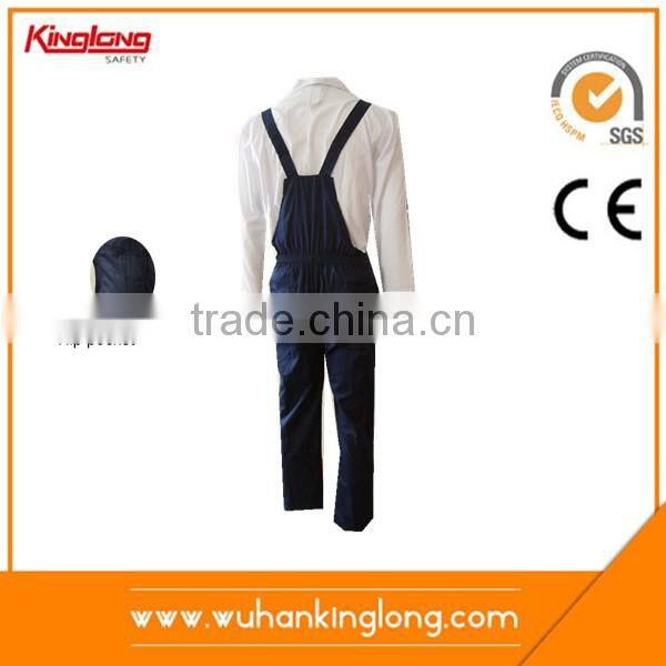 Safety overall oem service custom logo working blue bibpant