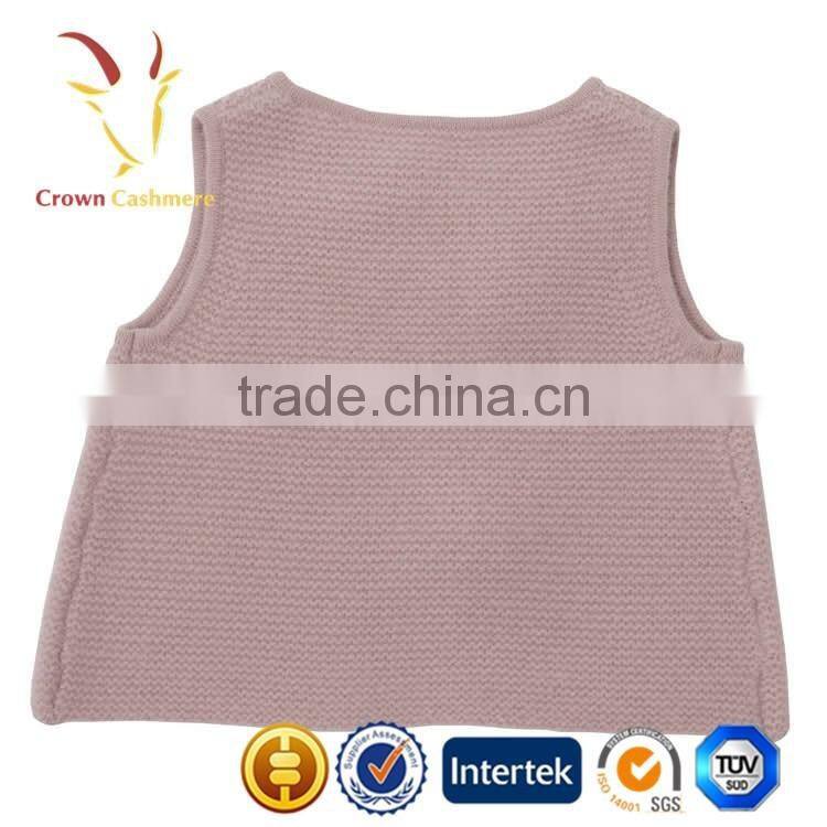 Hot Sale Wool Hand Knitted Crochet Baby Cardigan