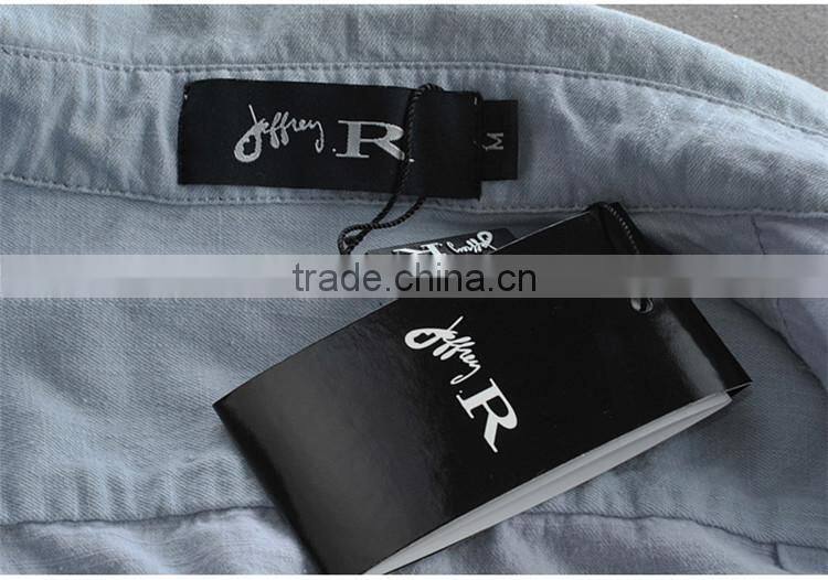 2015 High Quality 100% Cotton custom design contrast color men slim fit thai silk shirt