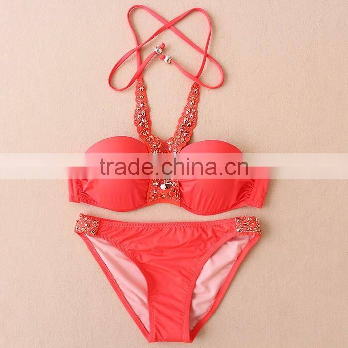 0589 OEM designer China made delicate cheap brazilian bikini 2016 hot kore an teen girl bikini