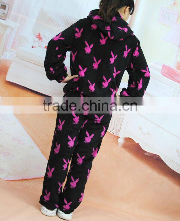 100% Coral fleece suit/bathrobe/sleepwear