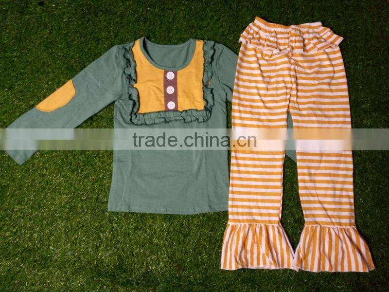 autumn and winter childrens boutique clothing sale yellow chevron stripes toddler clothing online children boutiques outfits