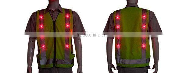 Hi Vis Soft Works Clothing Sercurity Jacket /Police reflective vest
