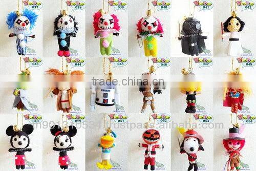 Handmade Keychains Keyrings Voodoo Doll String Accessories bag Gifts