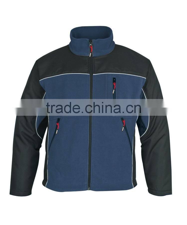 Winter warm comfort outdoor jacket polar fleece pullover jacket for men