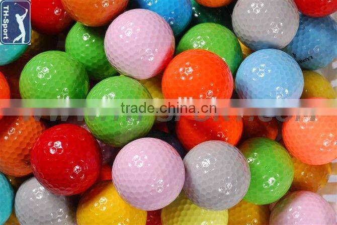 Light weight foam golf ball two colors golf ball