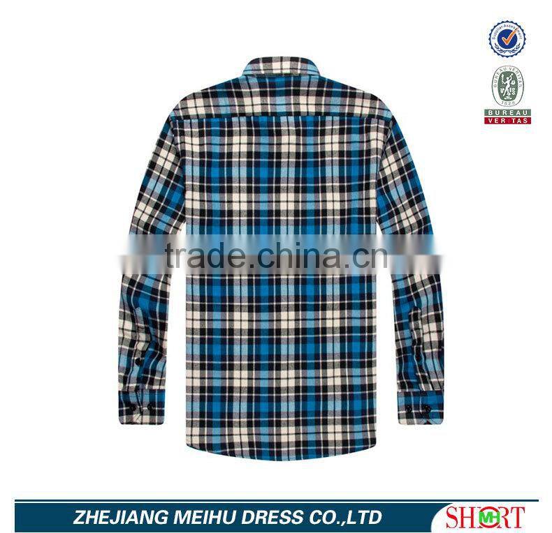 Mens custom flannel shirts checks plaid casual shirts for man wholesale