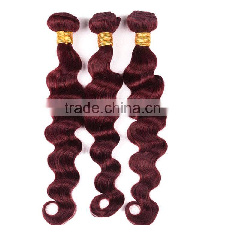 Wholesale Unprocessed Virgin Brazilian Loose Deep 99J 100% Brazilian Human Hair Loose Wave