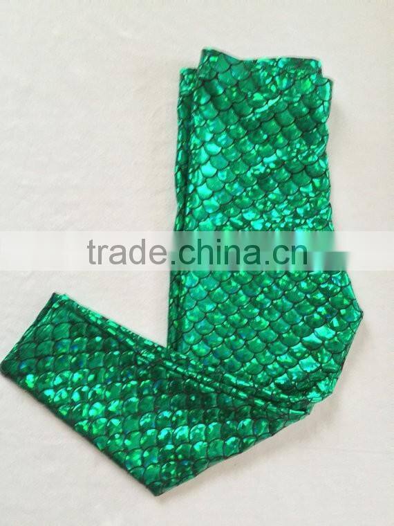Baby Toddler Girls Little Mermaid leggings mermaid pants mermaid capris