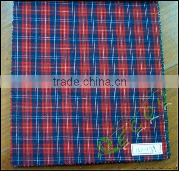 cotton check fabric in stock