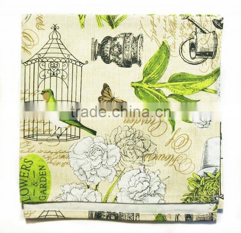 100% Cotton Twill Table Napkin Cloth Fancy Woven Fabric Placemat