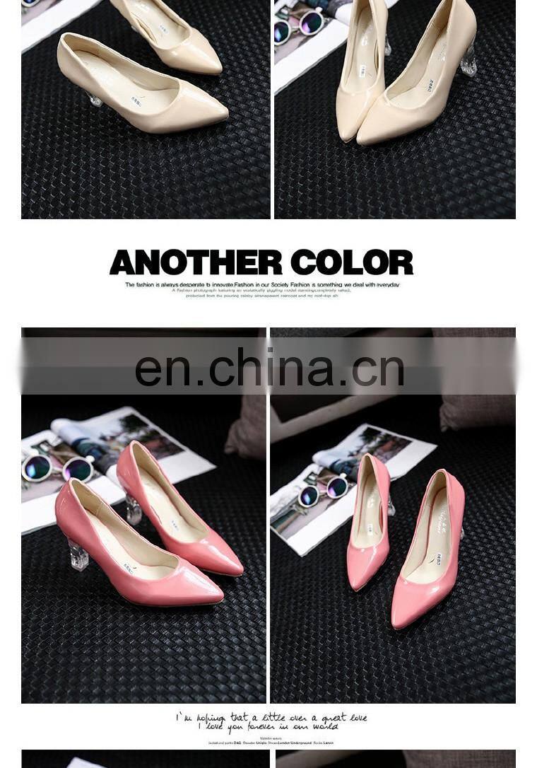 New Arrivels footwear Spring Wholesale Candy Multi Colored Pointy sexy high heels Led shoes Shining light Women shoes Tide shoes