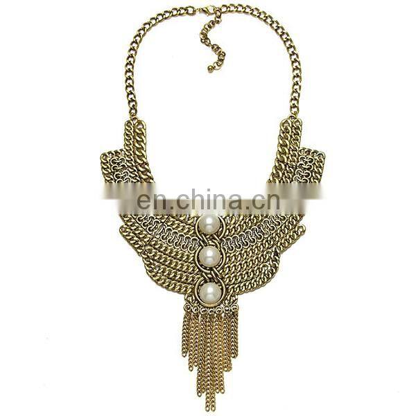 Factory Direct Sale Vintage Silver Color Double Coin Necklace 2015 Fashion Women Jewelry Choker