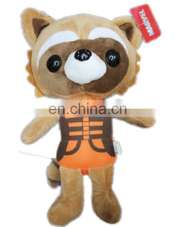 Anime Guardians of the Galaxy Plush anime doll Cute Plush Wholesale Cos New Style Guardians of the Galax Raccoon Plush for Kids