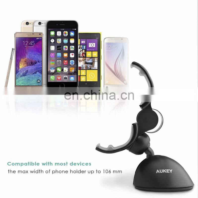 Hot Mobile Phone Accessories, C-Shaped AUKEY Car Mount Holder, Car Phone Holder for iPhone/ Samsung/ More Other Smartphones