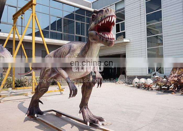 Playground Equipment Life-size Fiberglass Dinosaur Model