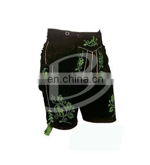 German Bavarian Oktoberfest Trachten Men Kurze Lederhosen