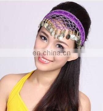 P-9035 Arabic professional adult and kid belly dance headwear accessory