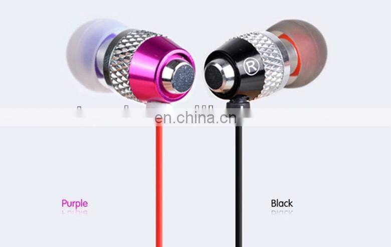 D9 High Quality Super Bass Metal Earphone With Micophone For Iphone