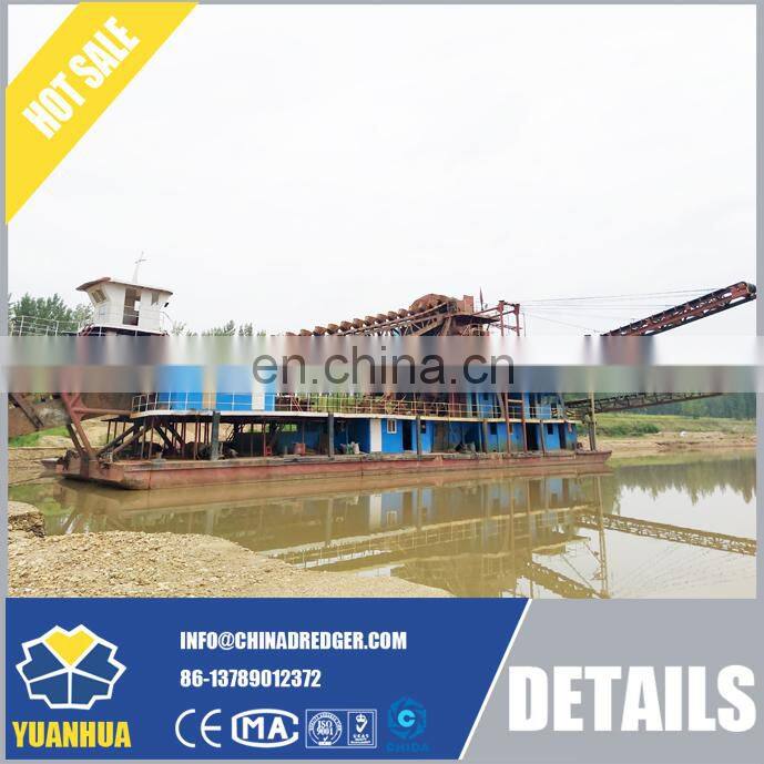 Used Bucket Chain Dredge Excavator for River Gravels Mining