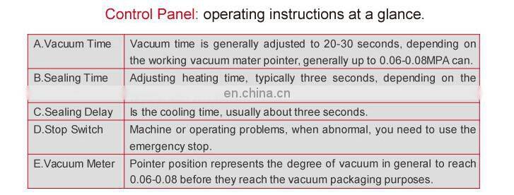 Double chamber stainless steel food vacuum packing machine