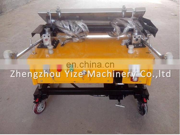 Automatic plastering machine for wall