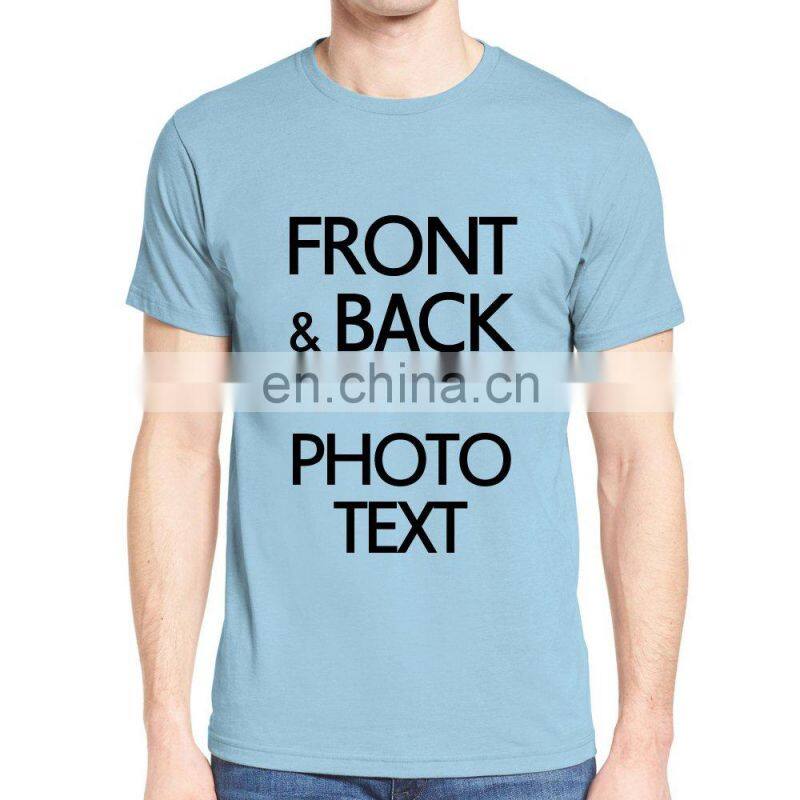 Wholesale Custom Printed Embroidery Logo Unisex Mens Womens pink plain crew neck t-shirts