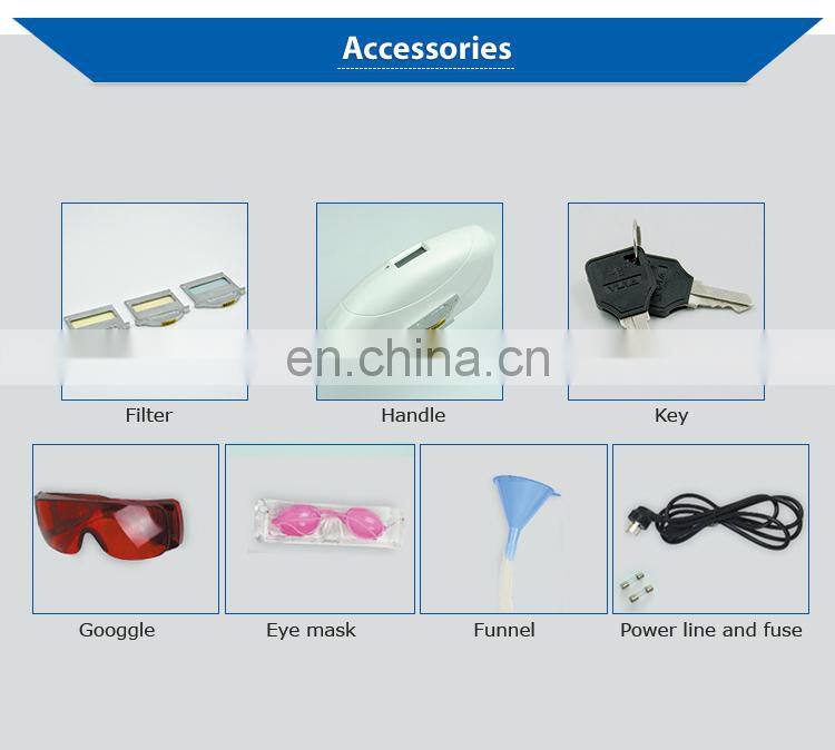 2019 laser machine opt SHR e-light permanently hair removal