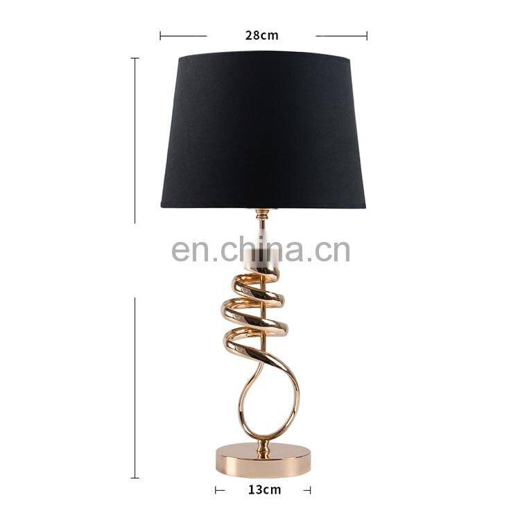 Nordic vintage design gold metal creative table lighting luxury for restaurant hotel home