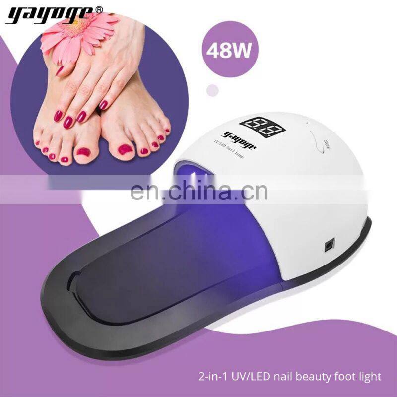 Fast Drying Uv Led Nail Lamp 64W 48W