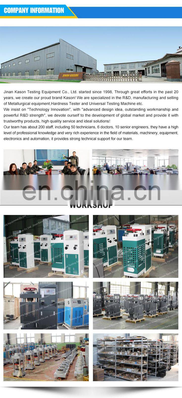 YES-1000 Price Digital Display Brick / Concrete Compression Testing Machine / Manual cement compressive strength testing machine