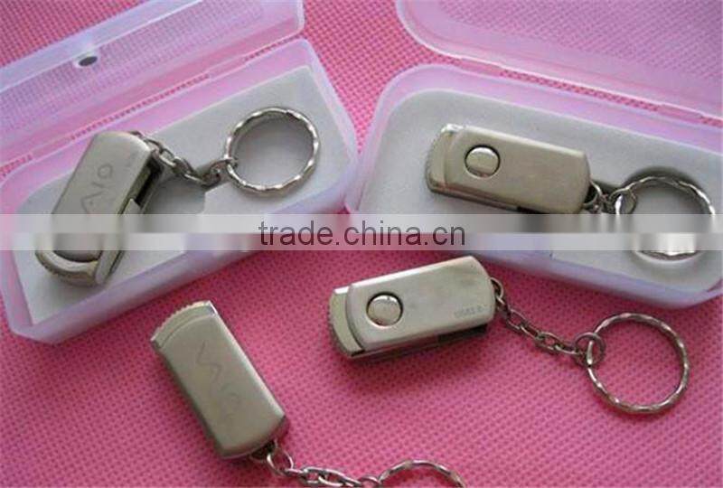 Wholesale metal USB 2.0 32GB rectangle USB flash drive made in China